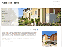 Tablet Screenshot of camelliaplaceapts.com